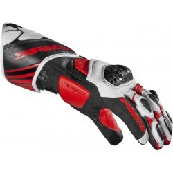  Spidi Carbo 7 Leather Red Gloves