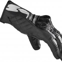  Spidi G-Carbon Black White Gloves