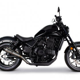 TWO BROTHER RACING HIGH-MOUNT STAINLESS STEEL COMP-S SLIP ON FOR HONDA REBEL 1100 (2021+) PART # 005-5260499