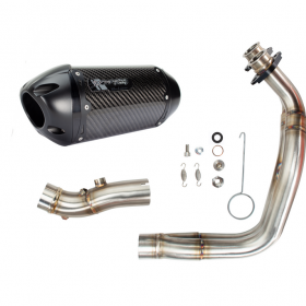 TWO BROTHER RACING S1R 3K CARBON FULL-SYSTEM FOR YAMAHA R7/MT-07 (2022+) 