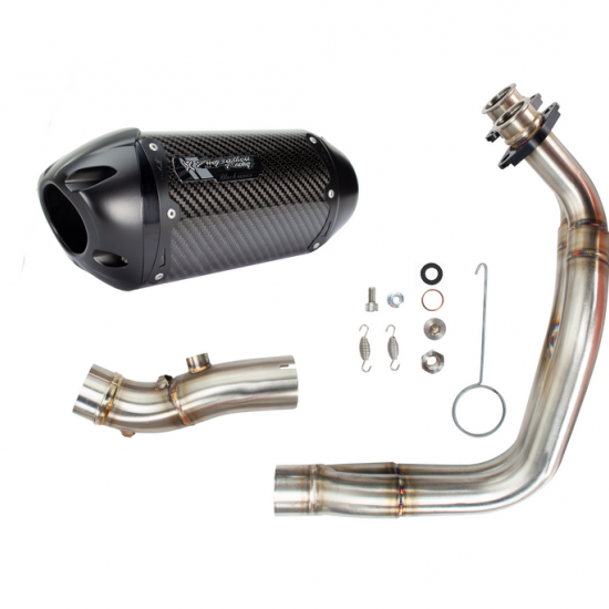 TWO BROTHER RACING S1R 3K CARBON FULL-SYSTEM FOR YAMAHA R7/MT-07 (2022+) TWO BROTHER RACING S1R 3K CARBON FULL-SYSTEM FOR YAMAHA R7/MT-07 (2022+)