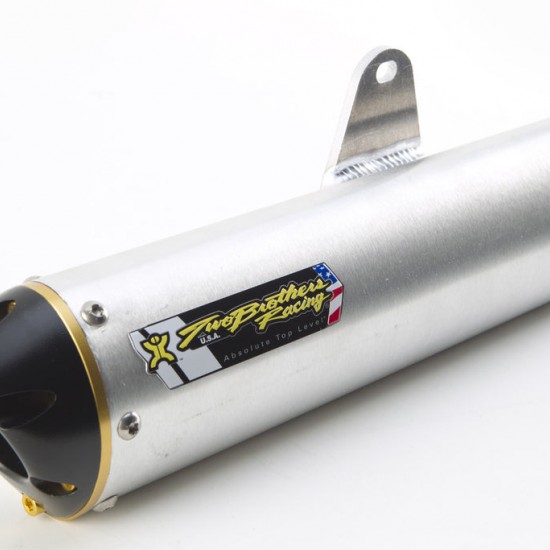 TWO BROTHER RACING SLIP-ON SYSTEM STANDARD ALUMINUM FOR KAWASAKI NINJA EX250 M6 (1988-2007) PART # 005-1590406D TWO BROTHER RACING SLIP-ON SYSTEM STANDARD ALUMINUM FOR KAWASAKI NINJA EX250 M6 (1988-2007) PART # 005-1590406D