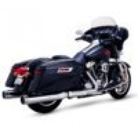 VANCE & HINES PRO PIPE BLACK EXHAUST FOR HARLEY-DAVIDSON TOURING MODELS 2010-2016 PART # 47361