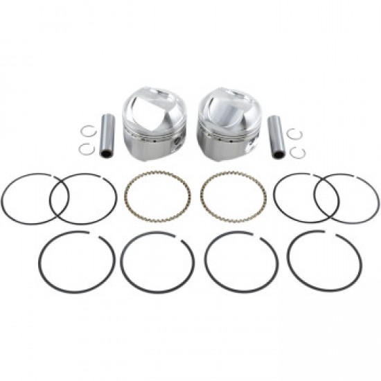 WISECO PISTON KIT - +0.030" - HIGH COMPRESSION - BIG TWIN 1340 CC 80" # K1626 WISECO PISTON KIT - +0.030" - HIGH COMPRESSION - BIG TWIN 1340 CC 80" # K1626