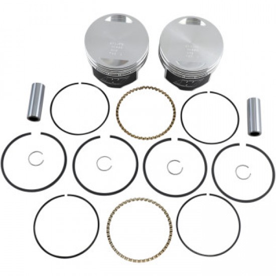 WISECO PISTON KIT - STANDARD - EVOLUTION BIG TWIN 1340 CC # K1640
