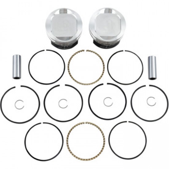 WISECO PISTON KIT - +0.010" - 883 XL BORED TO 1200 CC # K1683