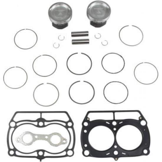 WISECO PISTON KIT WITH GASKETS - 80.00 MM - POLARIS # PK1862 WISECO PISTON KIT WITH GASKETS - 80.00 MM - POLARIS # PK1862