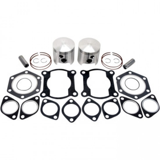 WISECO PISTON KIT WITH GASKETS - 72.50 MM - FUJI ENGINE TYPE - POLARIS # SK1077 WISECO PISTON KIT WITH GASKETS - 72.50 MM - FUJI ENGINE TYPE - POLARIS # SK1077