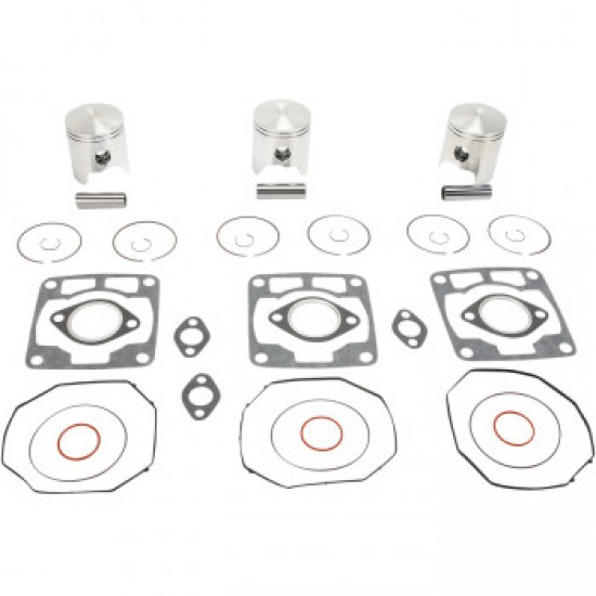 WISECO PISTON KIT WITH GASKET - 66.00 MM - FUJI ENGINE TYPE - POLARIS # SK1191 WISECO PISTON KIT WITH GASKET - 66.00 MM - FUJI ENGINE TYPE - POLARIS # SK1191