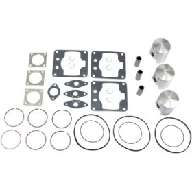 WISECO PISTON KIT WITH GASKETS - 64.50 MM - 599 ENGINE TYPE - SKI-DOO # SK1224