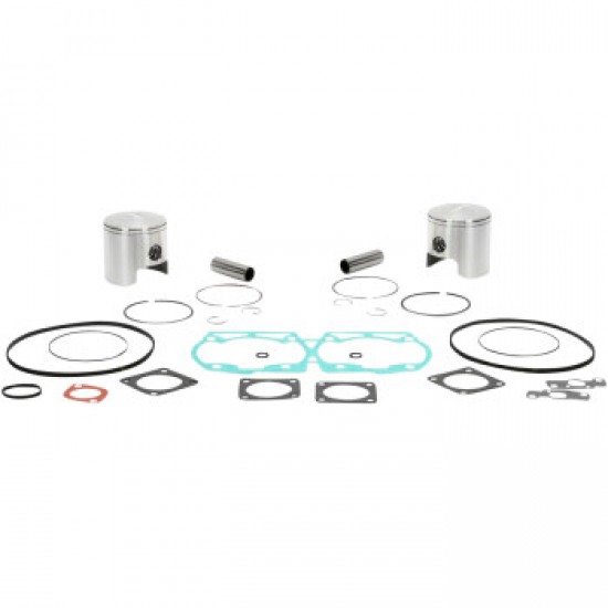 WISECO PISTON KIT WITH GASKETS - 78.50 MM - 670 ENGINE TYPE - SKI-DOO # SK1237 WISECO PISTON KIT WITH GASKETS - 78.50 MM - 670 ENGINE TYPE - SKI-DOO # SK1237