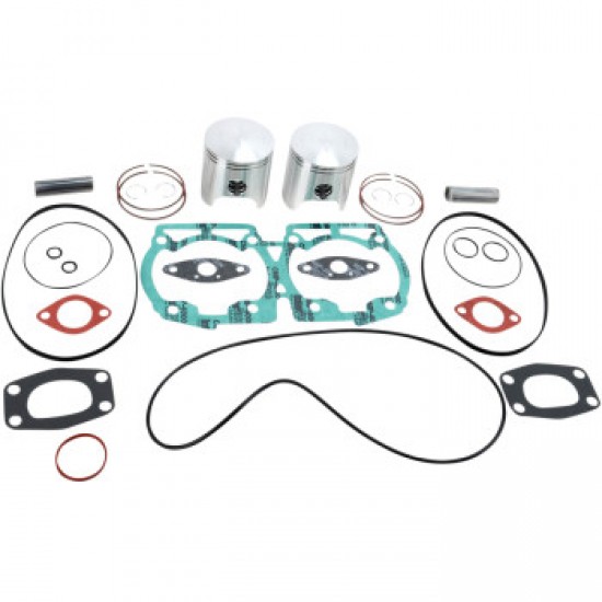 WISECO PISTON KIT WITH GASKETS - 69.50 MM - 494 ENGINE TYPE - SKI-DOO # SK1243 WISECO PISTON KIT WITH GASKETS - 69.50 MM - 494 ENGINE TYPE - SKI-DOO # SK1243