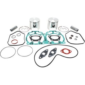 WISECO PISTON KIT WITH GASKETS - 77.00 MM - 593 ENGINE TYPE - SKI-DOO # SK1304