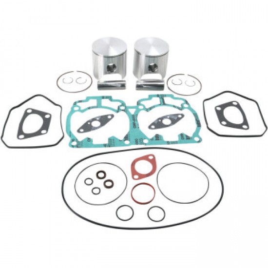 WISECO PISTON KIT WITH GASKETS - 76.00 MM - 593 ENGINE TYPE - SKI-DOO # SK1292