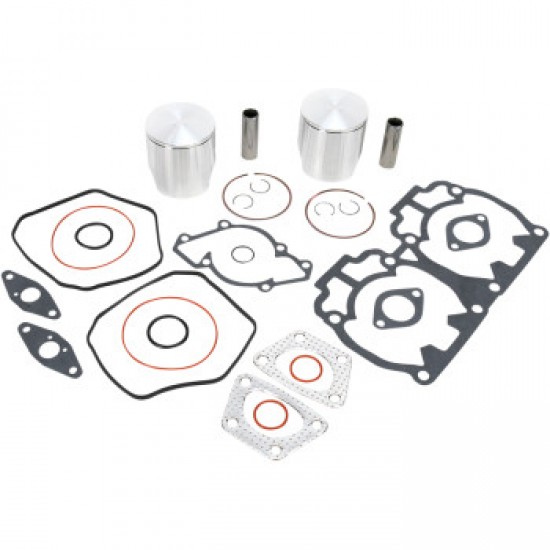 WISECO PISTON KIT WITH GASKETS - 70.00 MM - 493 ENGINE TYPE - SKI-DOO # SK1323 WISECO PISTON KIT WITH GASKETS - 70.00 MM - 493 ENGINE TYPE - SKI-DOO # SK1323