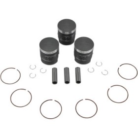 WISECO PISTON KIT - 60.50 MM - KAWASAKI H1 MACH III/KH500 # K101