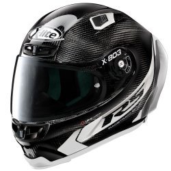 X-lite X-803 Rs Ultra Carbon  Hot Lap White Full Face Helmet
