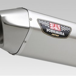 Yoshimura Japan Slip-On Hepta Force Stainless cover Stainless end Exhaust For Suzuki V-Strom ABS/XT ABS 2014-17 #170-195-L05C0