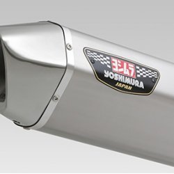 Yoshimura Japan Slip-on Hepta Force Titanium Blue cover Stainless end Exhaust For Suzuki V-Strom 1000(XT/ABS) 2014-17 #110-195-L06C0