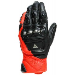 Dainese 4-stroke 2 Black  Fluo-red Gloves